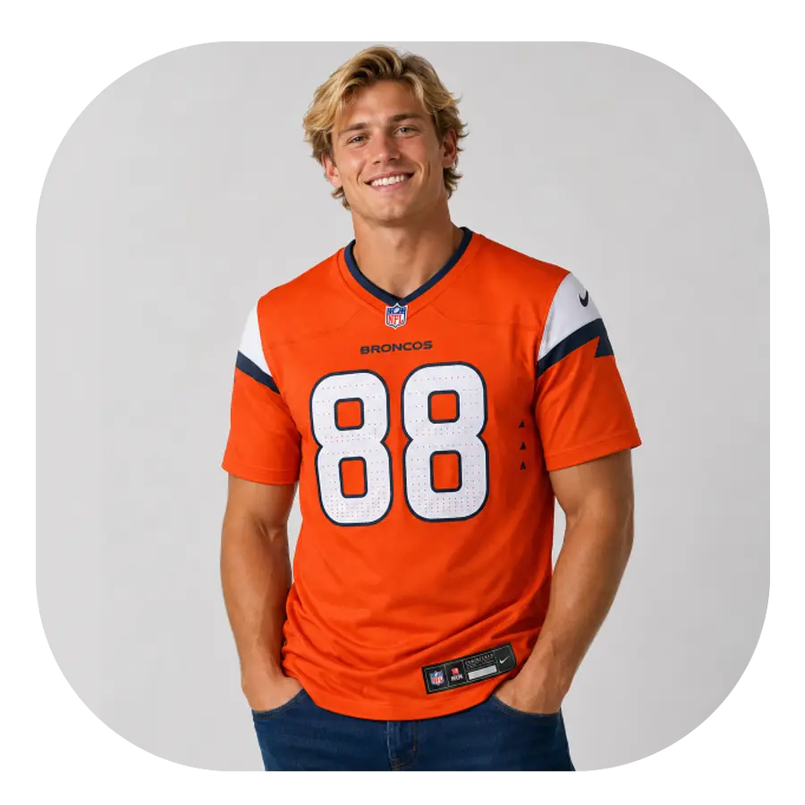 Demaryius Thomas Broncos Team Orange Game Jersey - Look