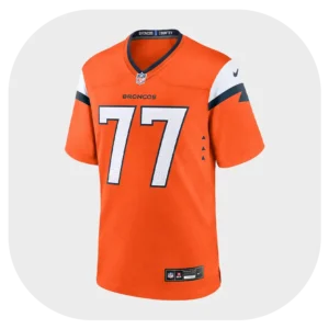 Karl Mecklenburg Orange Broncos Team Game Jersey