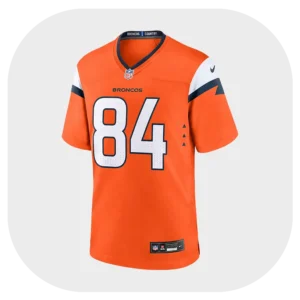 Shannon Sharpe Broncos Game Orange Jersey
