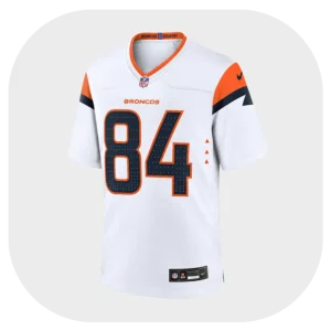 Shannon Sharpe Broncos Game White Jersey