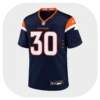 Terrell Davis Broncos Game Navy Jersey