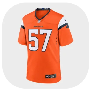 Tom Jackson Orange Denver Broncos Team Game Jersey