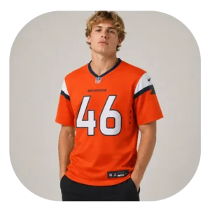 Adam Prentice Broncos Team Orange Game Jersey Look