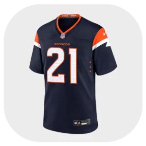 Aqib Talib Broncos Game Navy Jersey