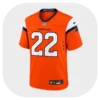 Brandon Jones Broncos Team Orange Game Jersey Front Look