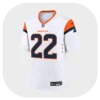 Brandon Jones Broncos White Game Jersey Front Look