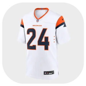 Champ Bailey Broncos White Game Jersey