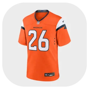 Clinton Portis Orange Broncos Game Jersey
