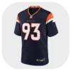 D.J. Jones Broncos Navy Game Jersey Front Look