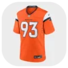 D.J. Jones Broncos Team Orange Game Jersey