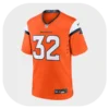 Dane Key Fan Broncos Orange Game Jersey Front Look