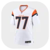 Guinn Meinerz Broncos White Game Jersey Front Look
