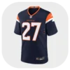 J.K. Dobbins Broncos Navy Game Jersey