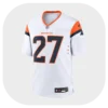 J.K. Dobbins White Broncos Game Jersey