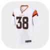 Jaleel Mclaughlin Broncos White Game Jersey Front Look