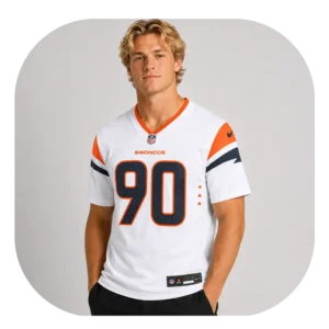 Jordan Miller Broncos White Team Jersey Look