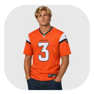 Lutz Saints Broncos Team Orange Game Jersey Look