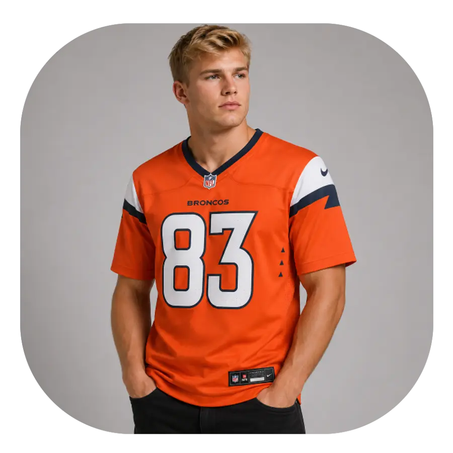 Michael Bandy Broncos Team Orange Game Jersey - Look