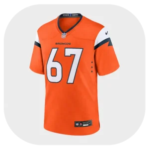 Michael Deiter Orange Fan Broncos Game Jersey