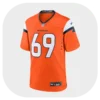Mike Mcglinchey Broncos Game Orange Jersey Front Look