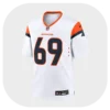 Mike Mcglinchey White Game Broncos Jersey Front Look