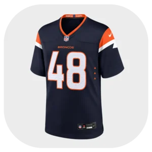 Mitchell Fraboni Broncos Navy Team Game Jersey