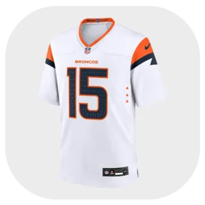 Nik Bonitto Broncos Game White Jersey