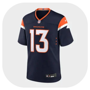 Pat Bryant Broncos Navy Game Jersey