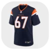 Michael Deiter Broncos Navy Fan Game Jersey