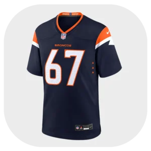 Michael Deiter Broncos Navy Fan Game Jersey