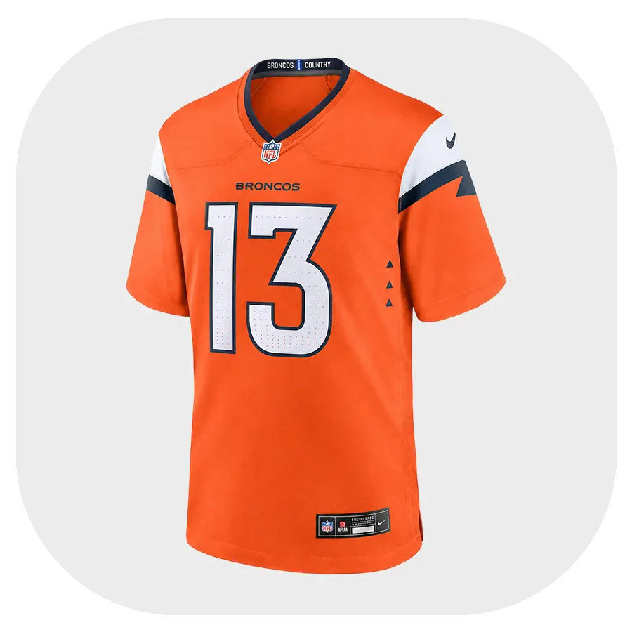 Pat Bryant Broncos Team Orange Game Jersey 1