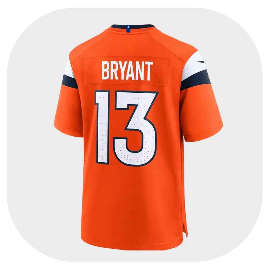 Pat Bryant Broncos Team Orange Game Jersey 2
