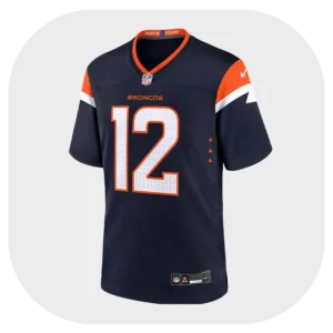 Rj Harvey Broncos Team Navy Game Jersey
