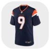 Talanoa Hufanga Navy Broncos Game Jersey Front Look
