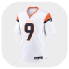 Talanoa Hufanga White Broncos Fan Game Jersey Front Look
