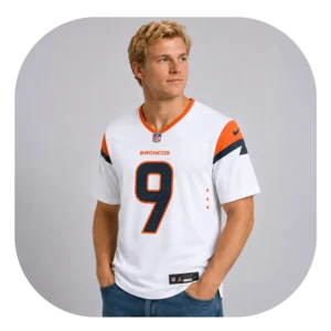 Talanoa Hufanga White Broncos Fan Game Jersey Look