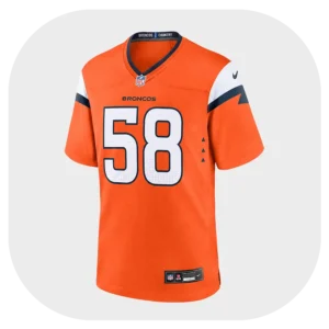 Von Miller Broncos Game Orange Jersey