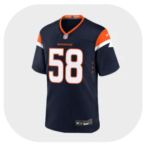 Von Miller Broncos Navy Fan Game Jersey