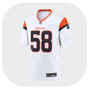 Von Miller Broncos White Game Jersey