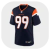 Zach Allen Broncos Game Navy Jersey