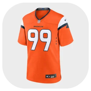 Zach Allen Broncos Team Orange Game Jersey