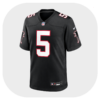 Drake London Black Game Jersey