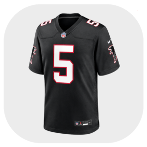 Drake London Black Game Jersey