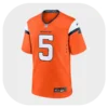 Cody Schrader Broncos Orange Game Jersey Front Look