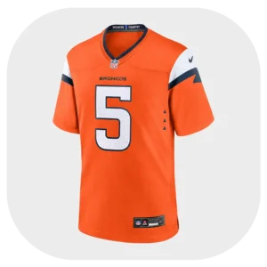 Cody Schrader Broncos Orange Game Jersey