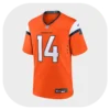 Courtland Sutton Broncos Orange Game Jersey Front Look
