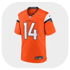 Courtland Sutton Broncos Orange Game Jersey