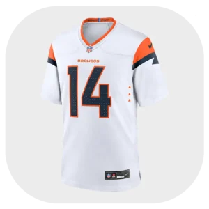 Courtland Sutton White Broncos Game Jersey