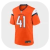 Drew Sanders Broncos Orange Game Jersey Front Look