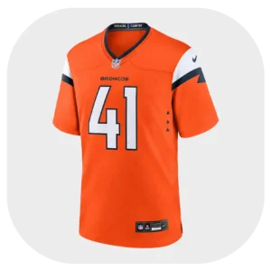 Drew Sanders Broncos Orange Game Jersey